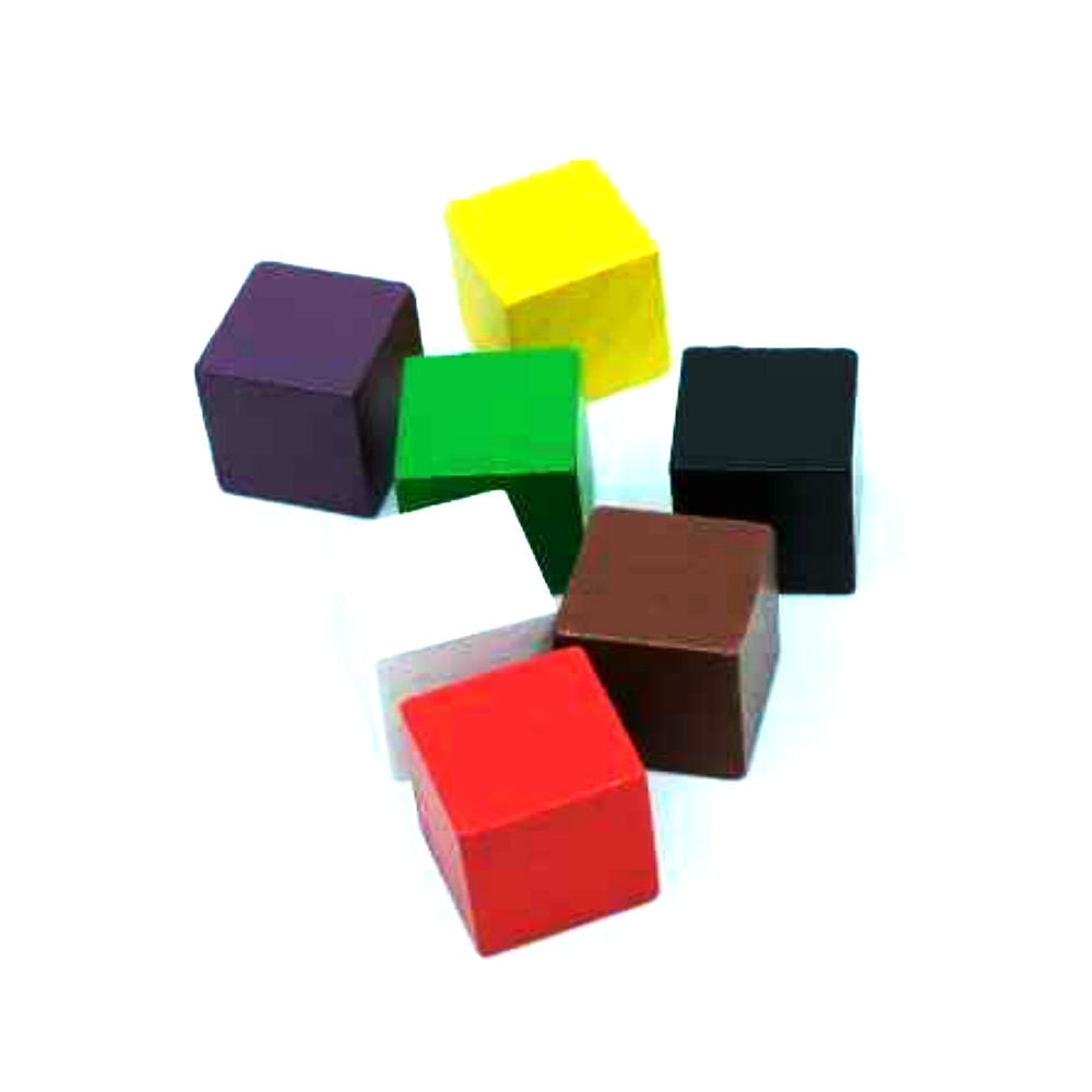 Cubes i træ - 16 mm