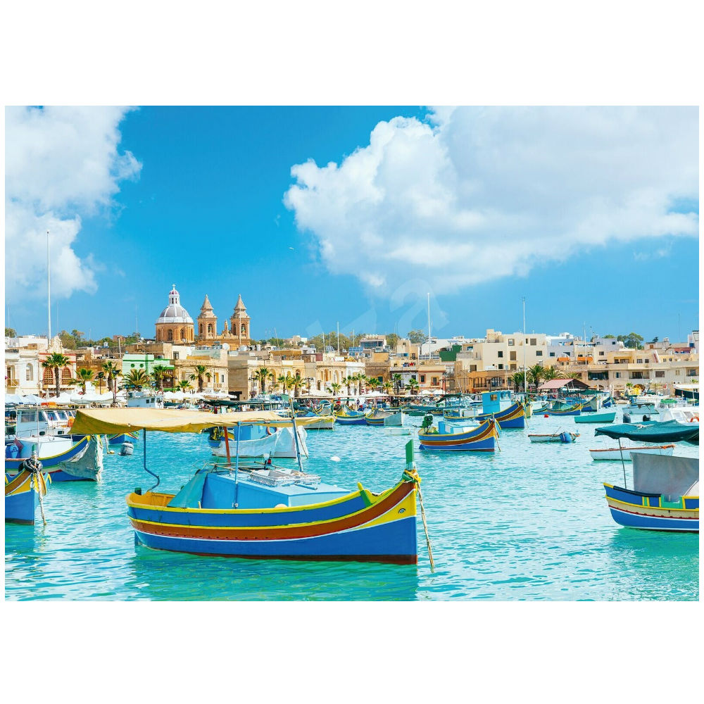 Mediterranean Places: Malta - 1000 brikker