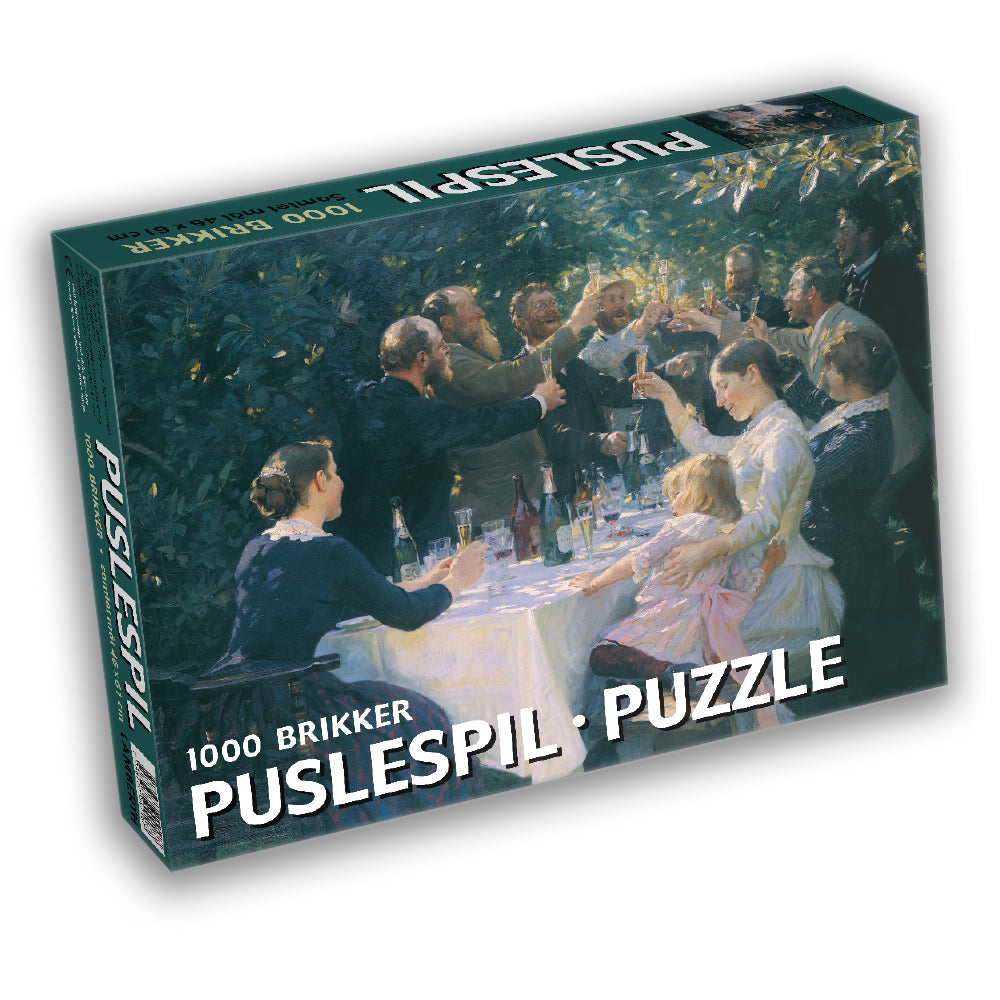 P.S. Krøyer: Hip, hip, hurra - 1000 brikker