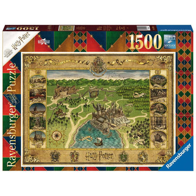Hogwarts Map - 1500 brikker
