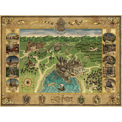 Hogwarts Map - 1500 brikker