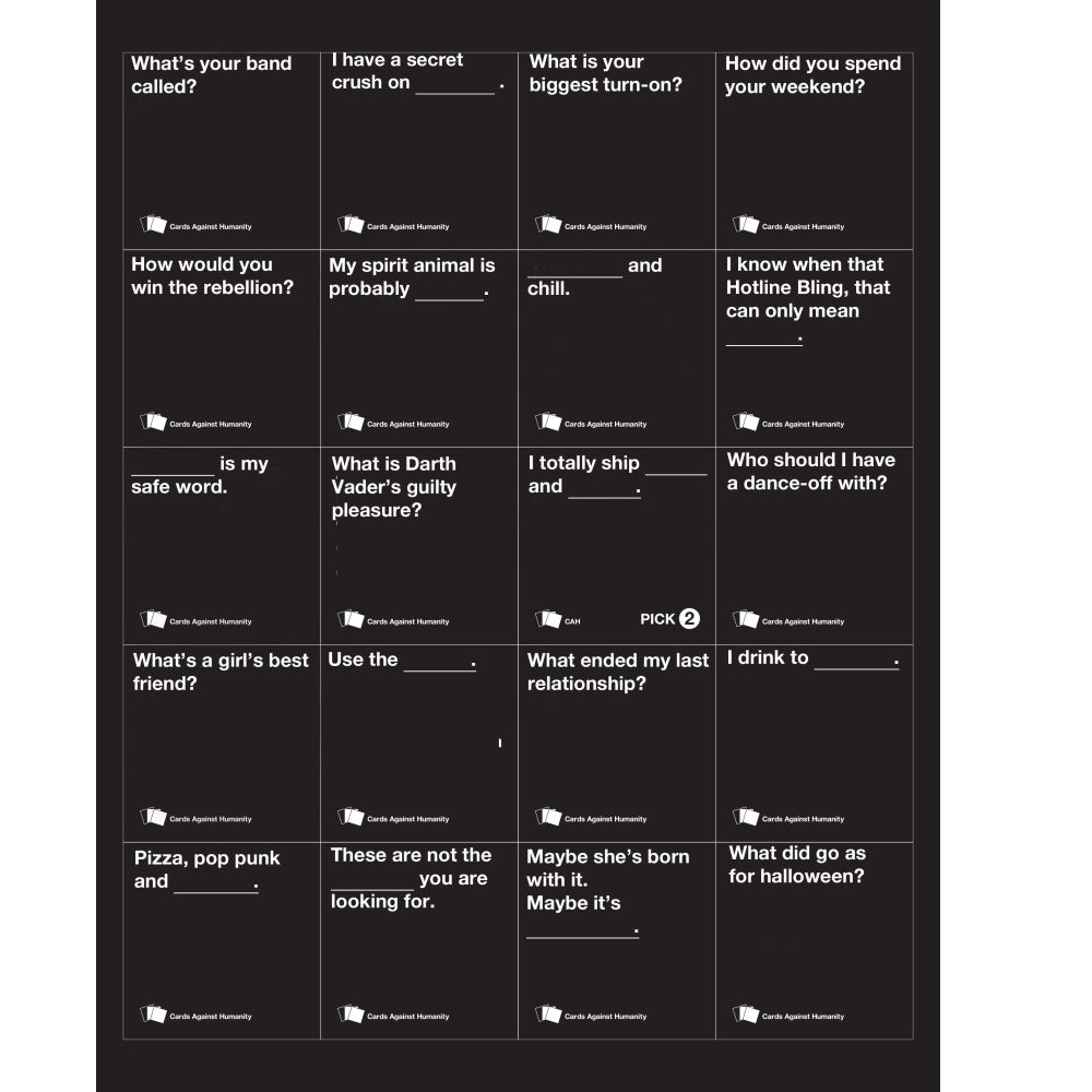 cards against star wars limited edition Cards Against Star Wars – Games