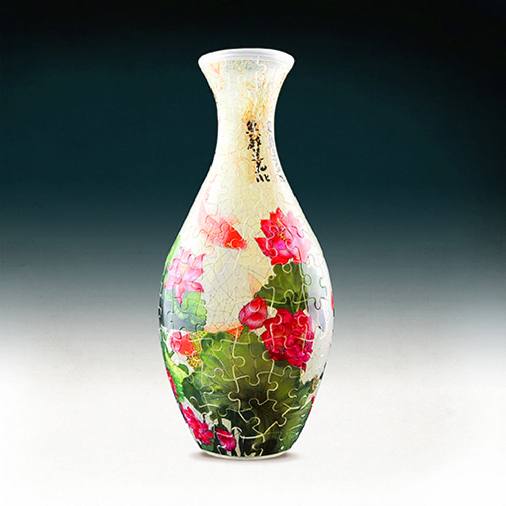 3D Vase:Carp with Lotus - 160 brikker