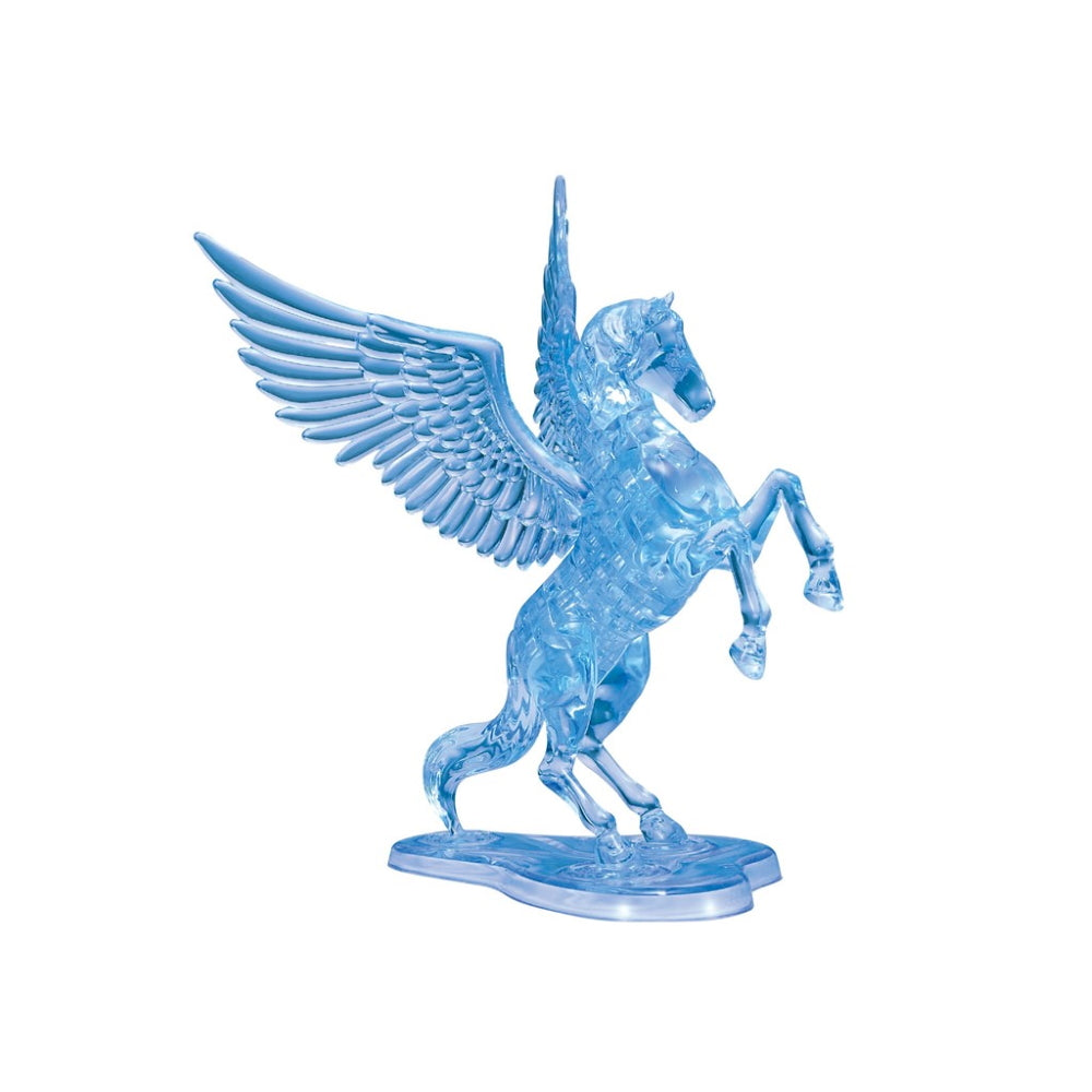 Pegasus Blå - 3D Crystal