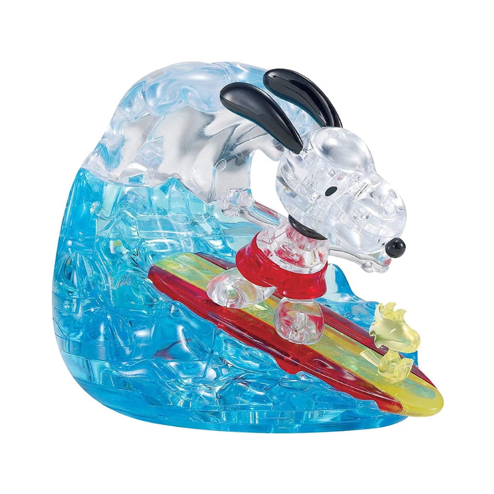 Snoopy Surfing - 3D Crystal