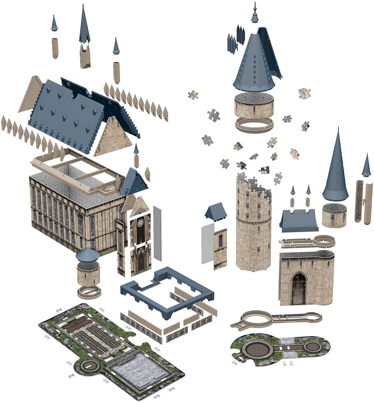 3D Hogwarts Castle - 540 brikker