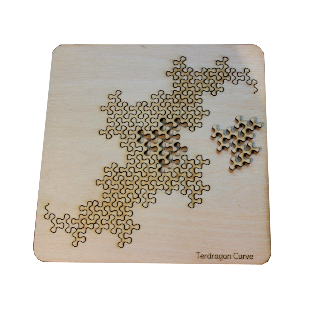 Terdragon Curve Træ Puzzle