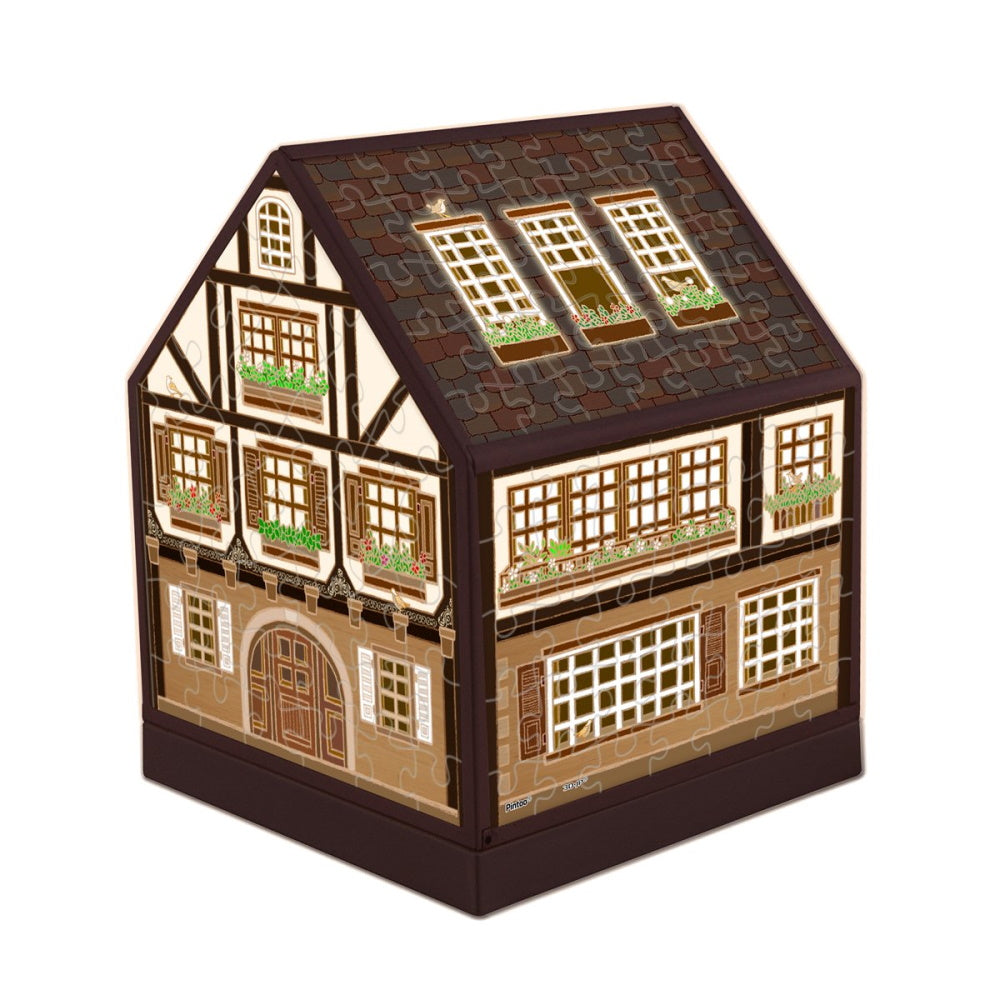 3D Half-Timbered House - 208 brikker