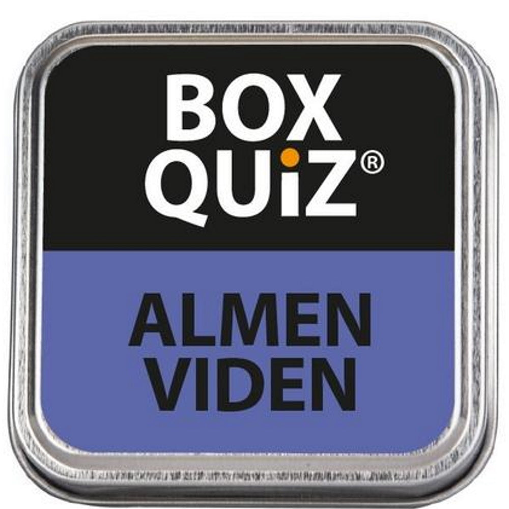 Box Quiz: Almen viden