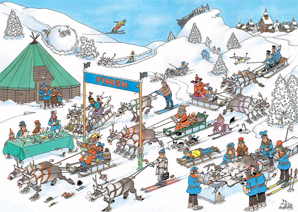 Reindeer Races - 500 brikker