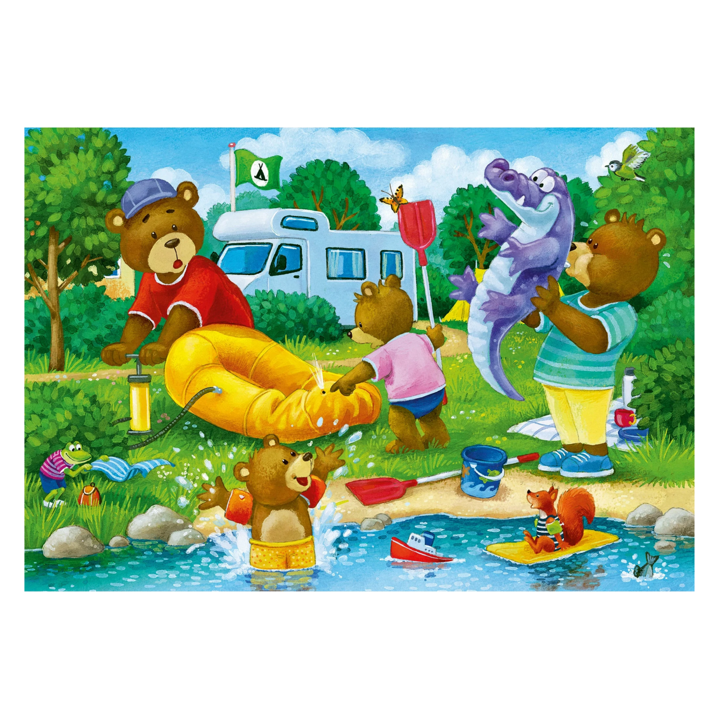 Bear Family Camping Trip - 2 x 24