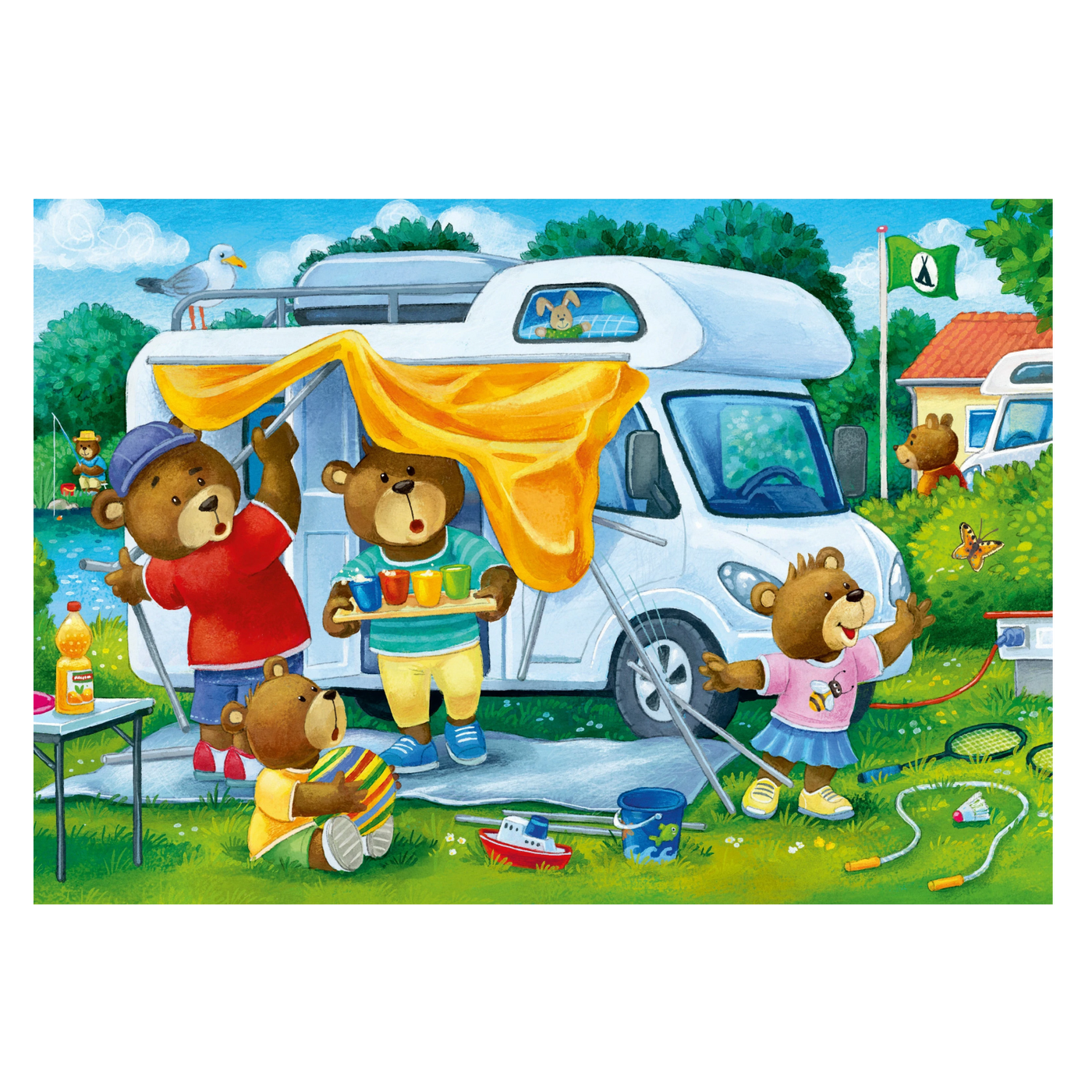 Bear Family Camping Trip - 2 x 24