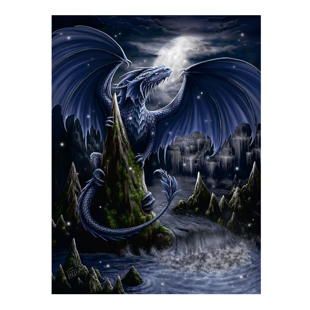 The Dark Blue Dragon