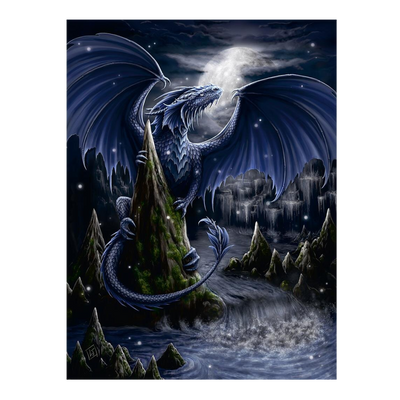 The Dark Blue Dragon