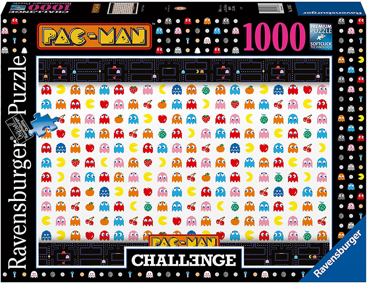 Challenge Pacman - 1000 brikker