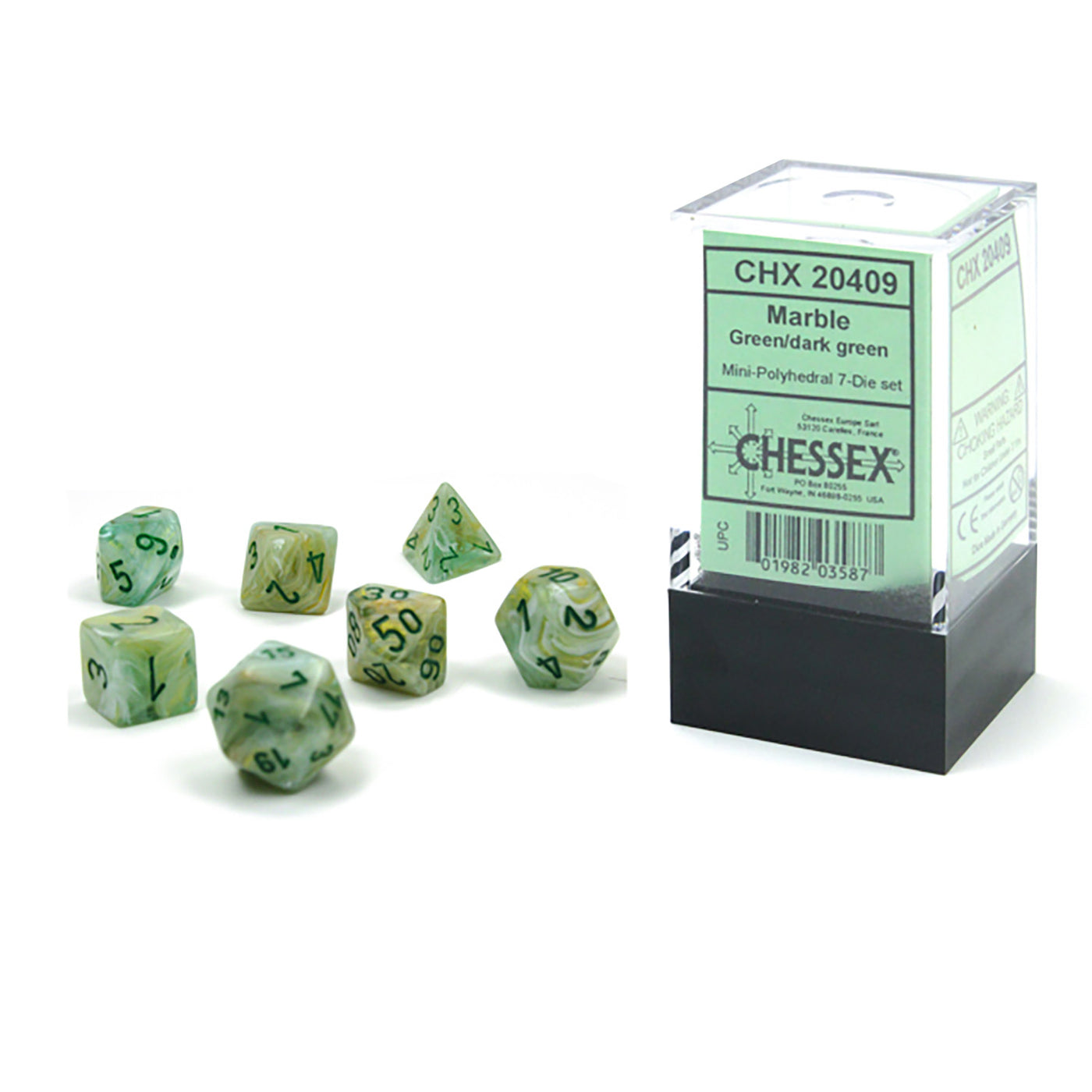 Marble Green MINI rollespilsterninger