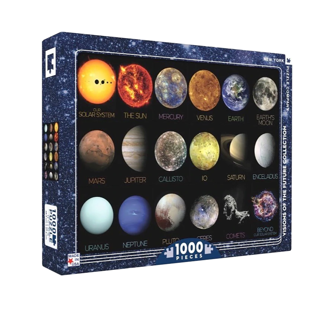 The Solar System - 1000 brikker