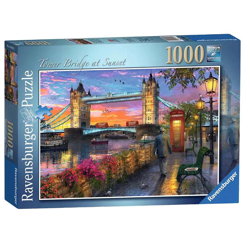 Tower Bridge At Sunset - 1000 brikker