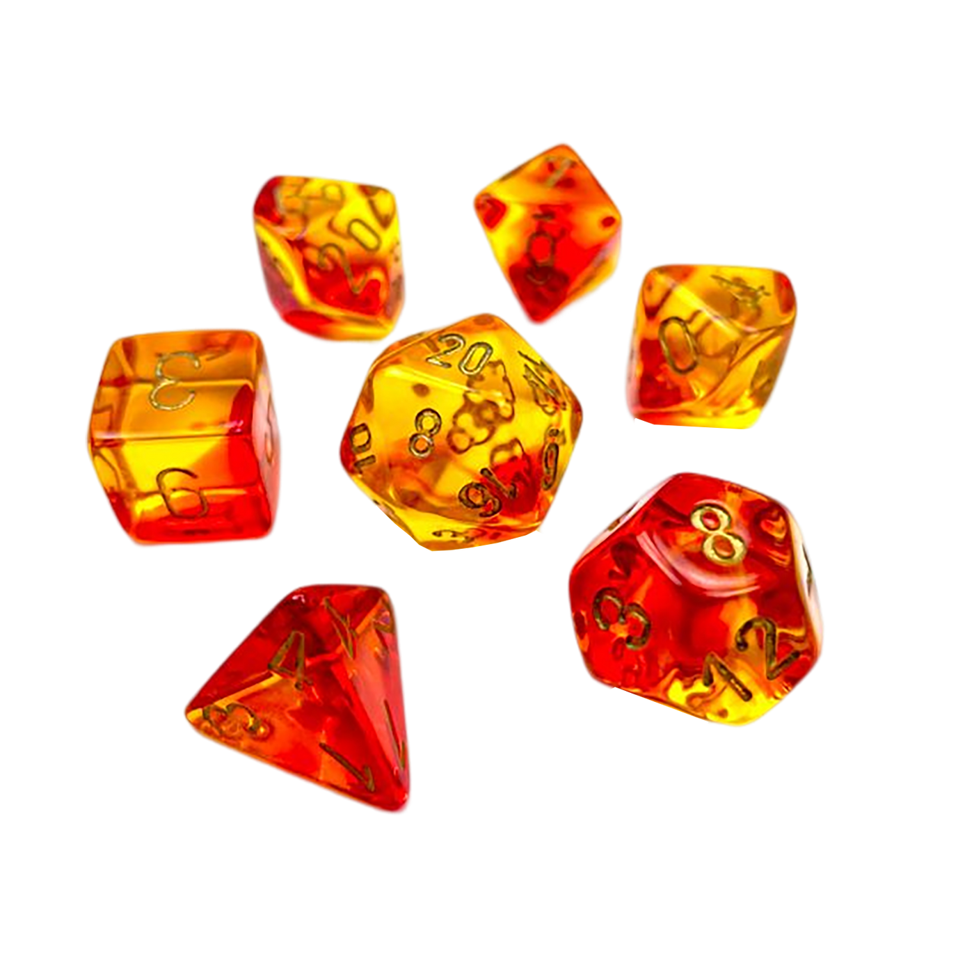 Translucent Red/Yellow rollespilsterninger