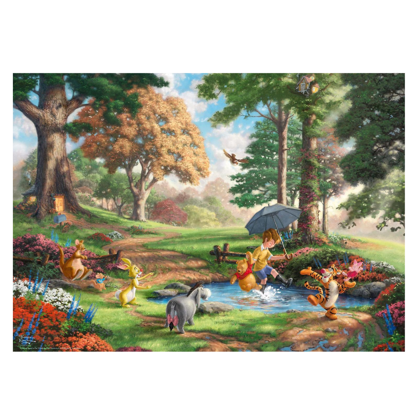 Kinkade: Peter Plys - 1000 brikker
