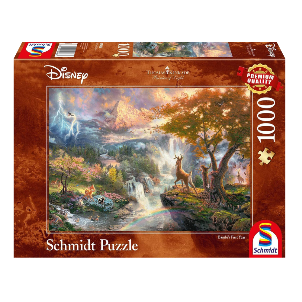 Kinkade: Bambi - 1000 brikker