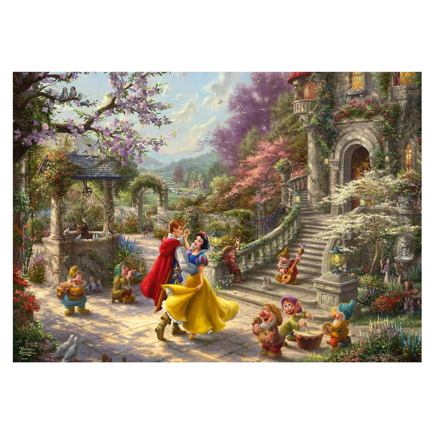 Kinkade: Snehvide Danser - 1000 brikker