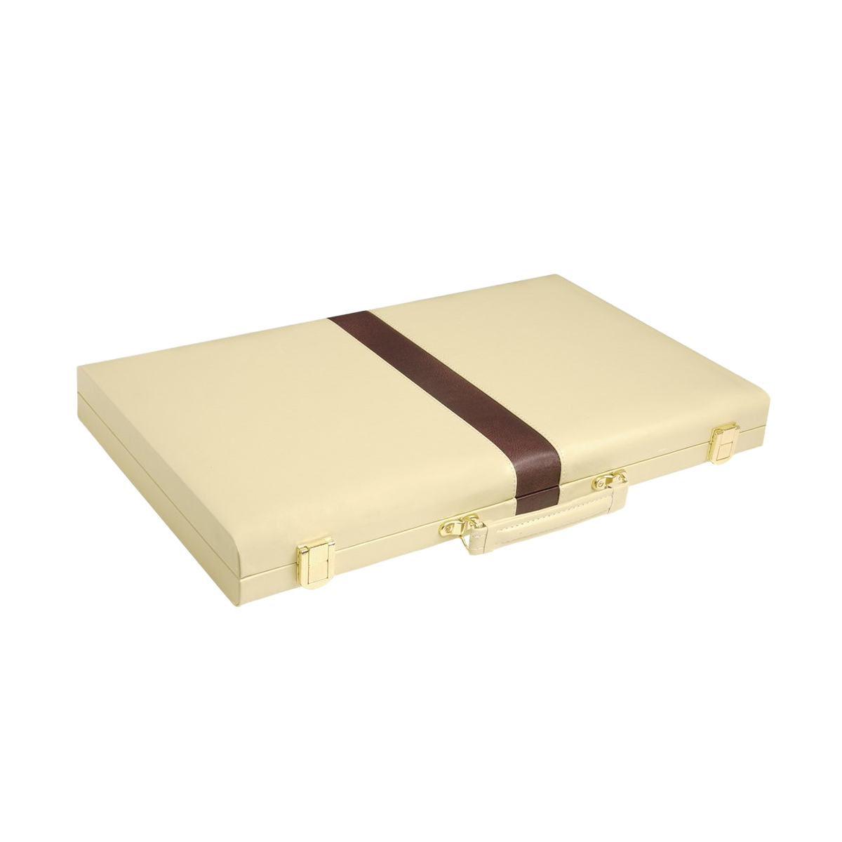 38 cm Beige Luksus Backgammon