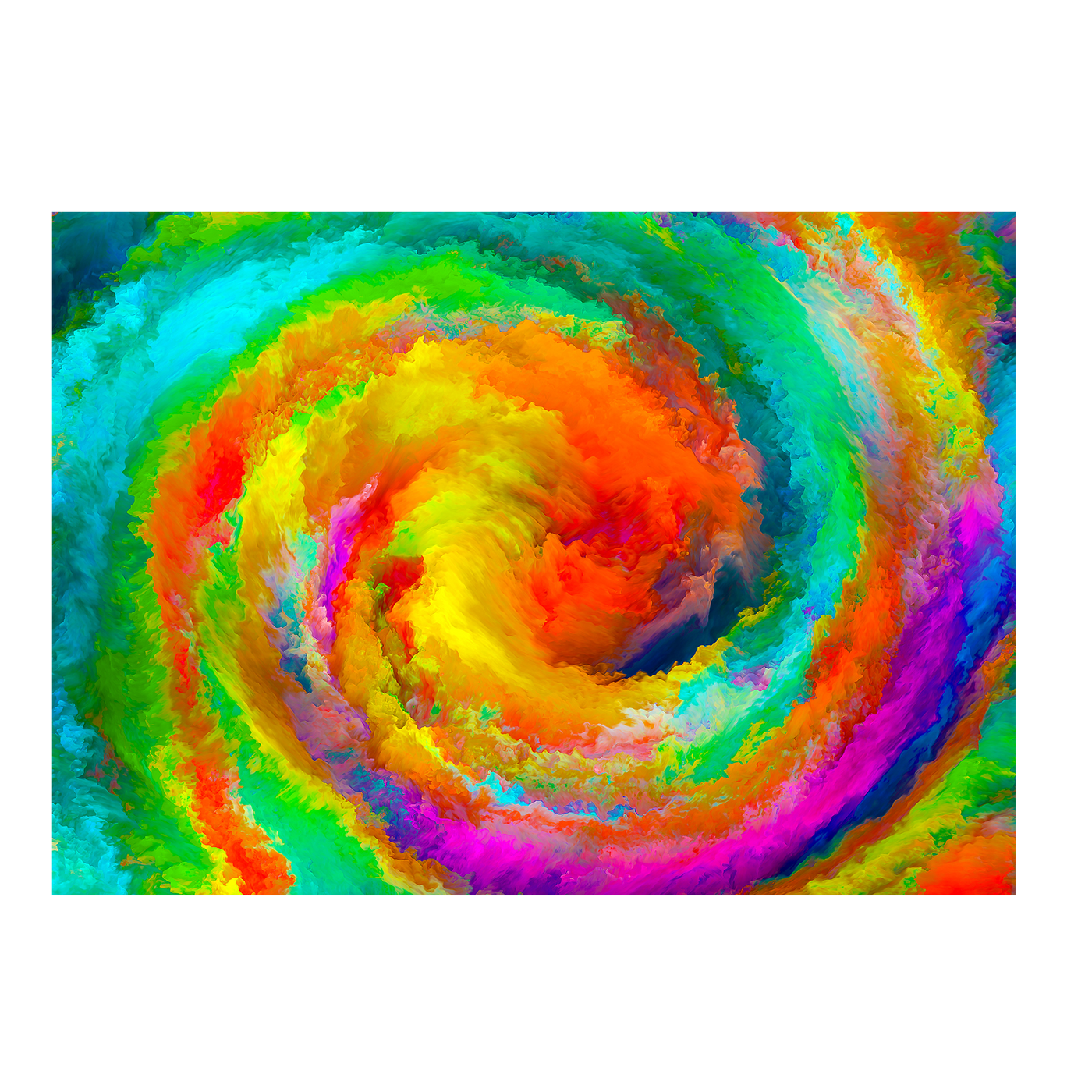 Colorful Gradient Swirl - 1000 brikker