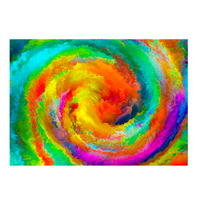 Colorful Gradient Swirl - 1000 brikker