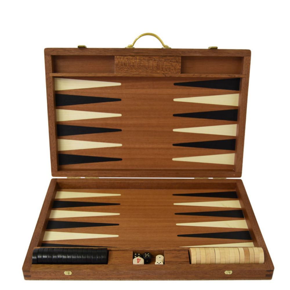 36 cm mahogni backgammon