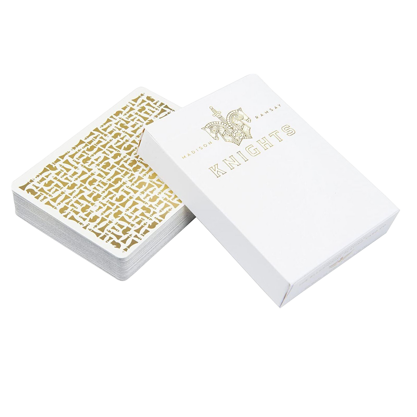 Knights V2 spillekort (hvid)