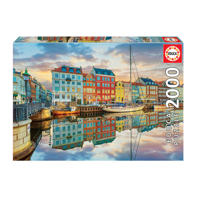 Sunset at Copenhagen - 2000 brikker