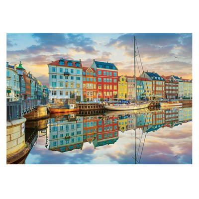 Sunset at Copenhagen - 2000 brikker