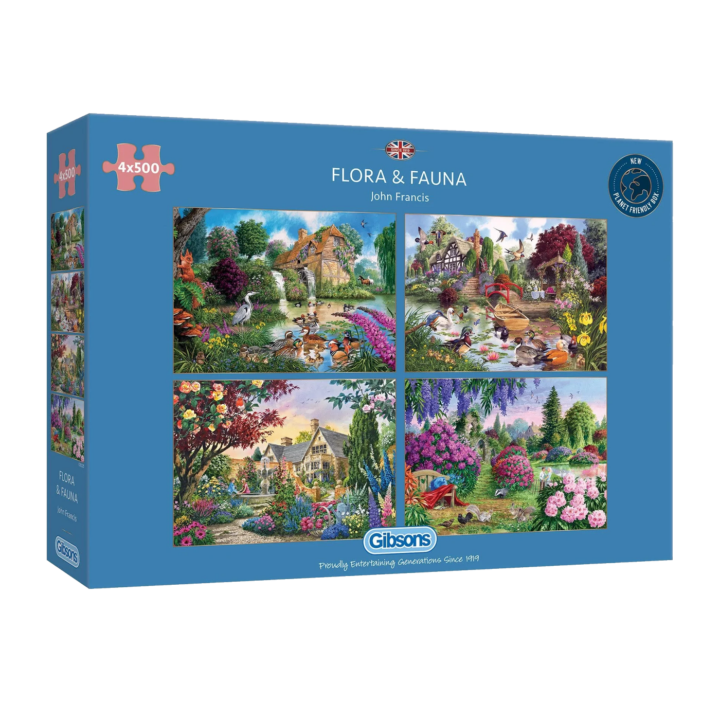 Flora & Fauna - 4x500 brikker