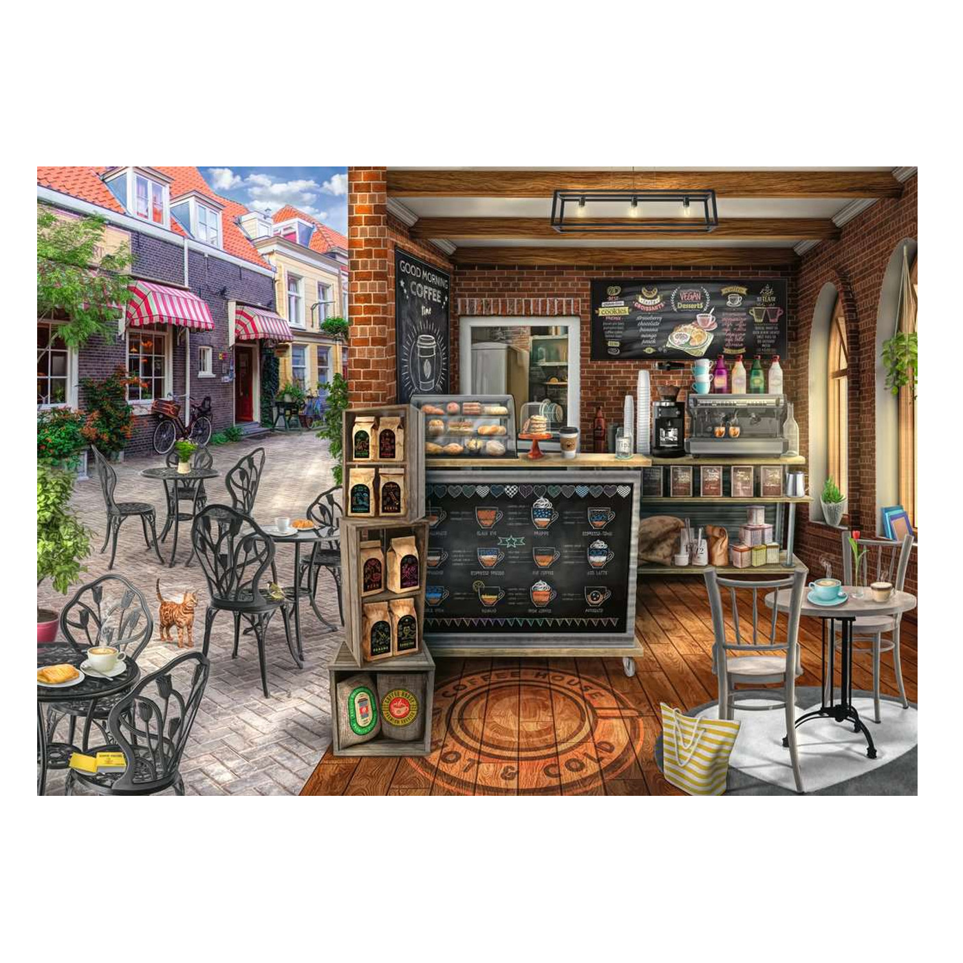 Quaint Cafe - 1000 brikker