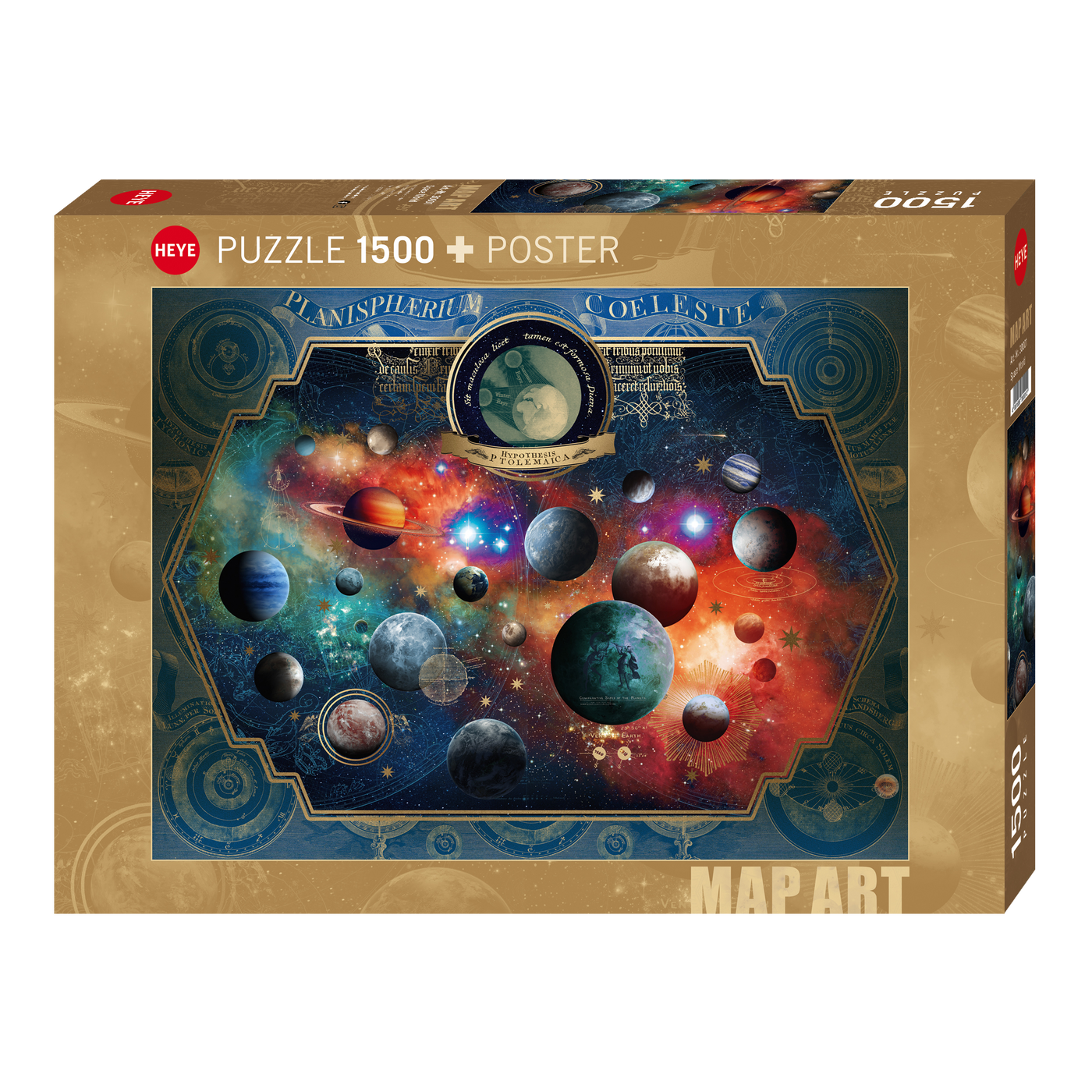 Map Art: Space World - 1500 brikker