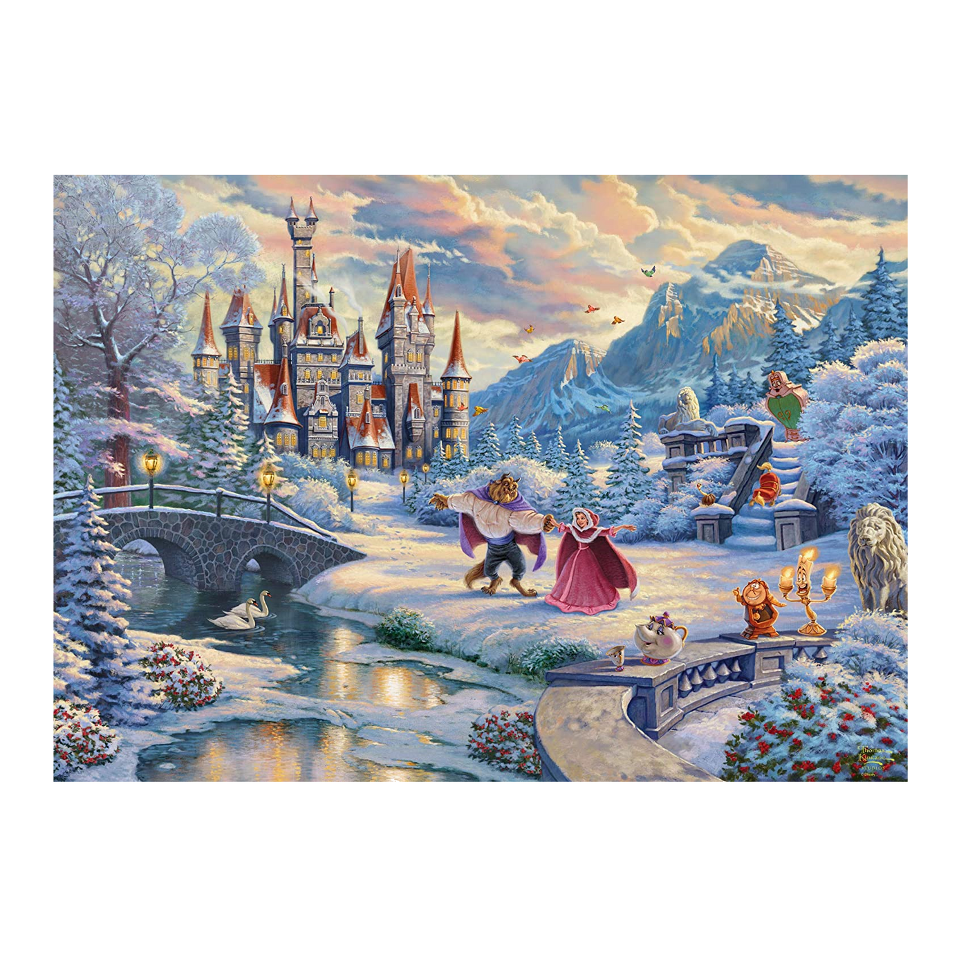 Kinkade: Beauty and the Beast Winter