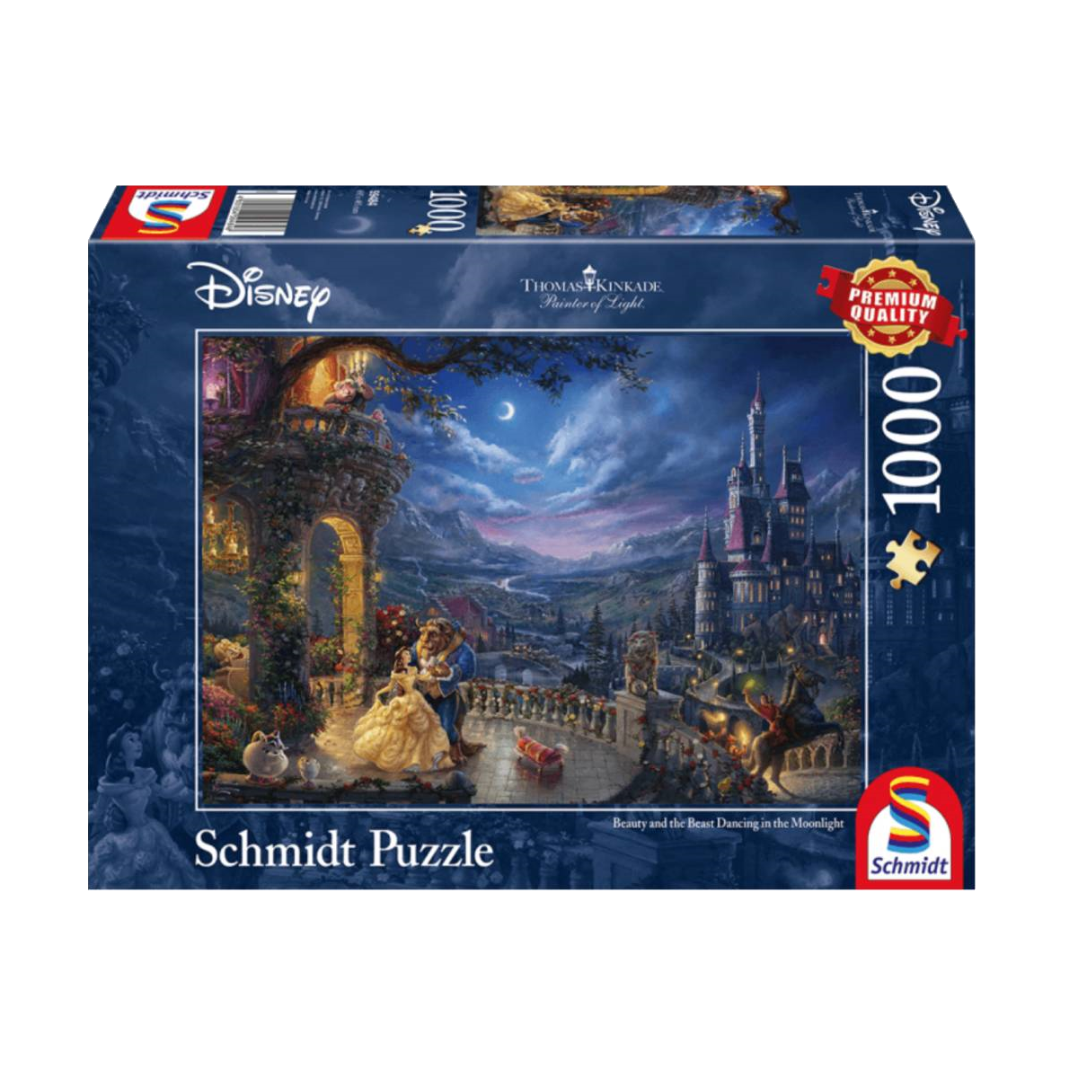 Kinkade: Beauty and the Beast Dancing - 1000 brikker