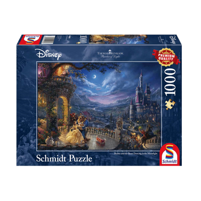 Kinkade: Beauty and the Beast Dancing - 1000 brikker