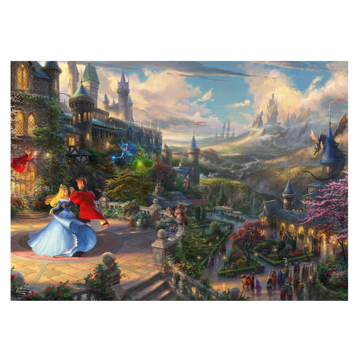 Kinkade: Sleeping Beauty Enchanted Light