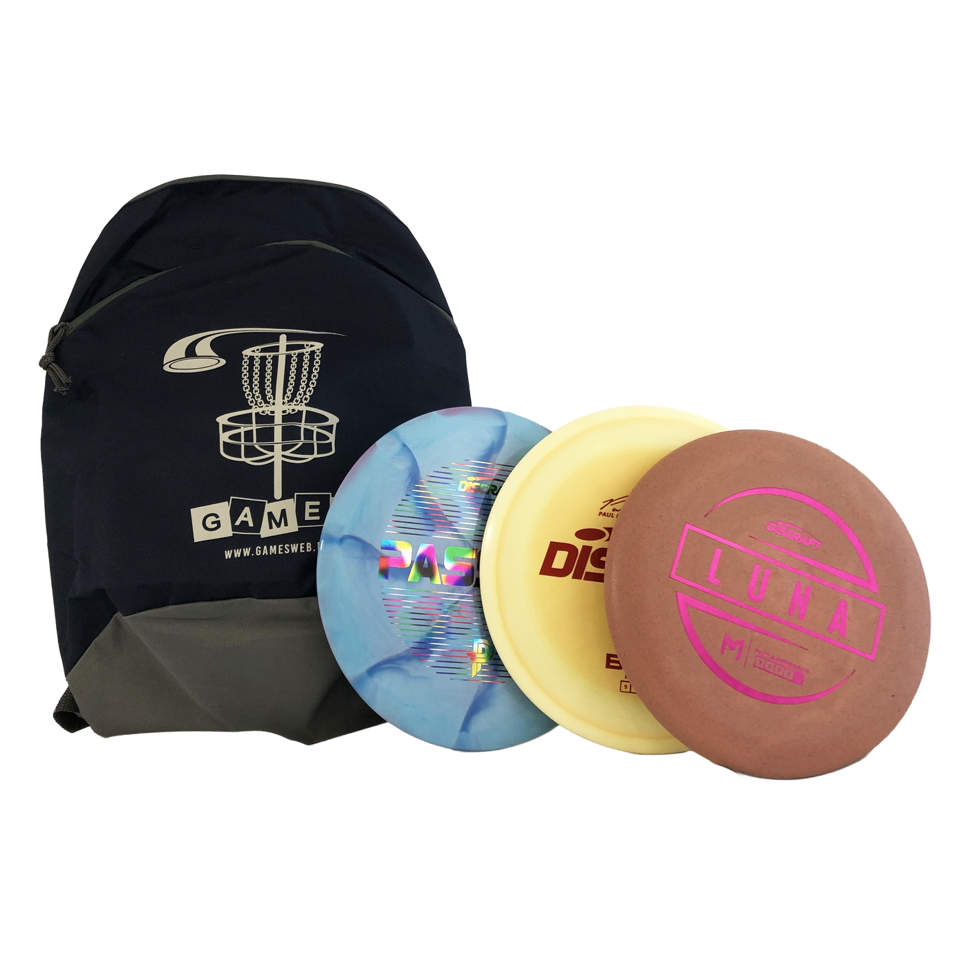 Disc Golf Sæt i Taske: Let Øvet