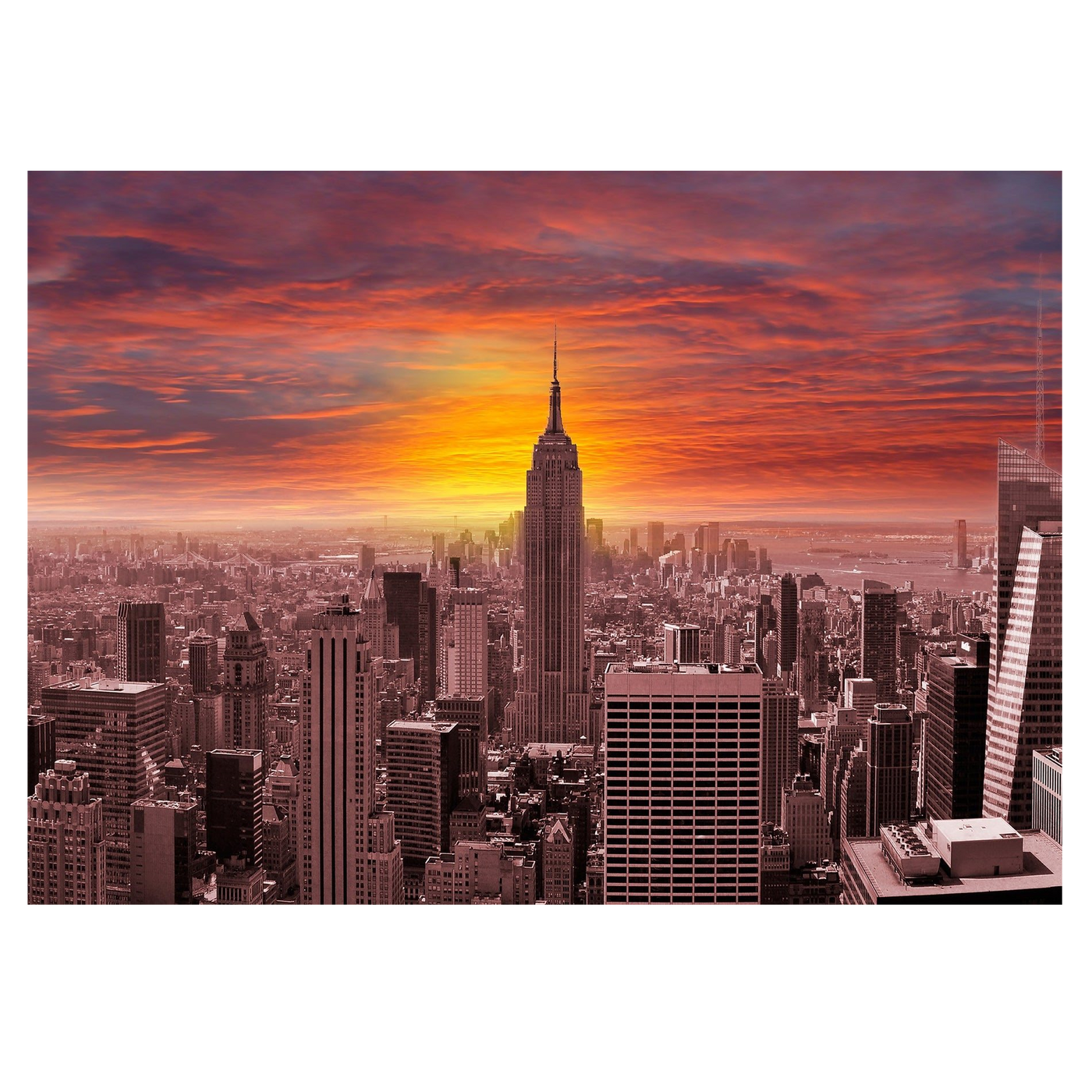 Sunset Over New York