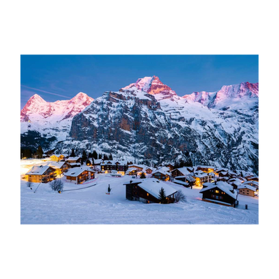 Bernese Oberland, Murren - 1000 brikker