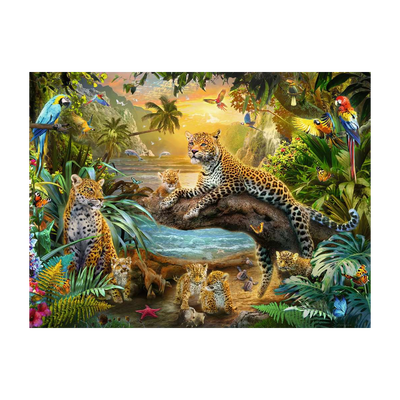 Leopards in Jungle - 1500 brikker