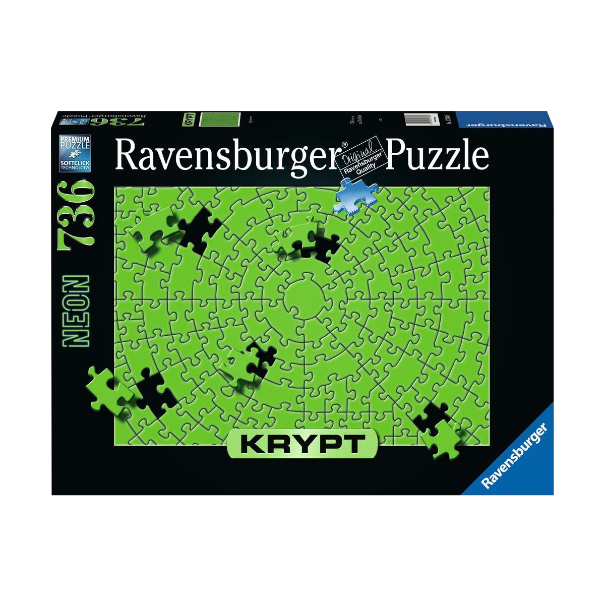 Krypt Neon Green - 654 brikker